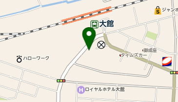 大館市観光協会の地図画像