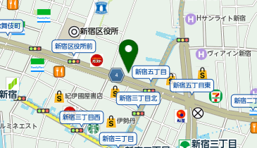 SAMURAI NINJA MUSEUM SHINJUKU TOKYO(サムライ ニンジャ ミュージアム シンジュク トウキョウ)の地図画像