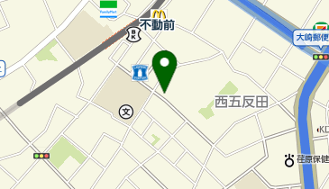 フラヌール書店の地図画像