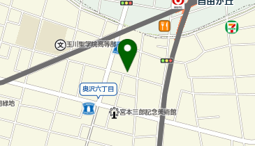 ギャラリー 自由が丘の地図画像