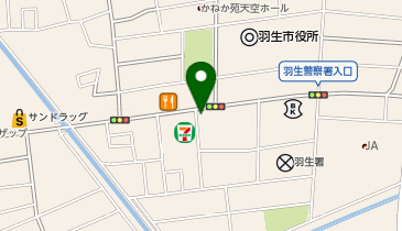 アクア理容 羽生店の地図画像
