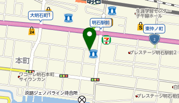 街仲食堂の地図画像