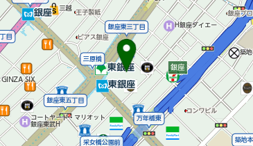 CLASENCERE(クラセンシア)銀座の地図画像