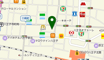 カプセル楽局八王子駅前店の地図画像