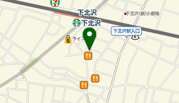 カプセル楽局下北沢駅南店の地図画像