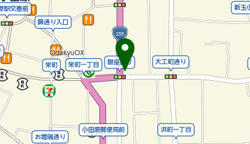 ラピラティス小田原店の地図画像