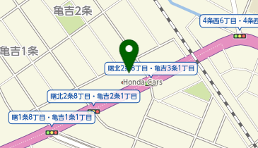 ゆで太郎 旭川亀吉店の地図画像