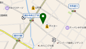 すだく 国分中央店の地図画像