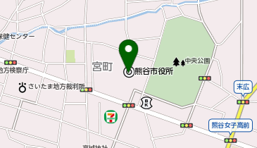 福ベーグル熊谷店の地図画像