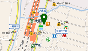 PIA大船店2の地図画像