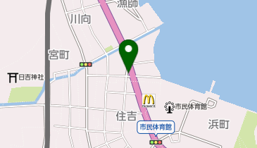 カネマスの七輪焼きの地図画像