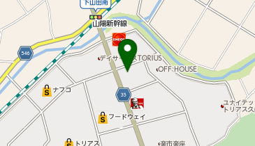 ガチャガチャの森トリアス店の地図画像