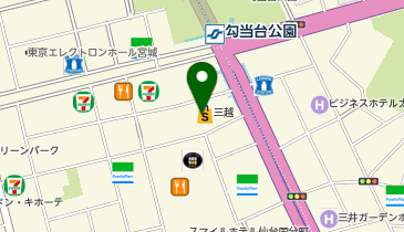 Nissa Golf 仙台三越 定禅寺通り館3階の地図画像