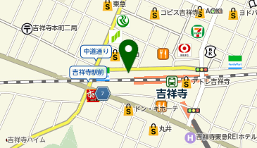 【6/4オープン】裏の山の木の子 吉祥寺店の地図画像