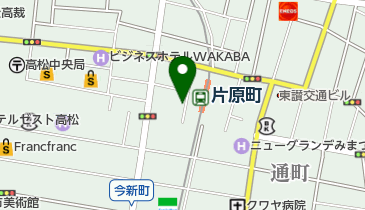 片原町駅前レンタサイクルポートの地図画像