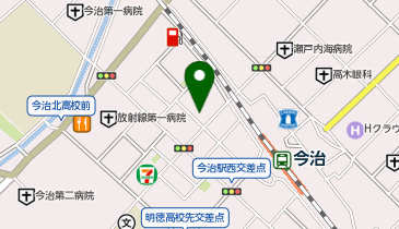 【5/16オープン】ピザロイ 今治店の地図画像