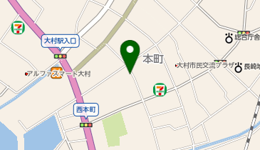 ひとひ/こびとぱん大村店の地図画像