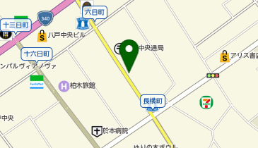 末廣ラーメン本舗 八戸長横町分店の地図画像