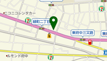 府中の森動物病院の地図画像