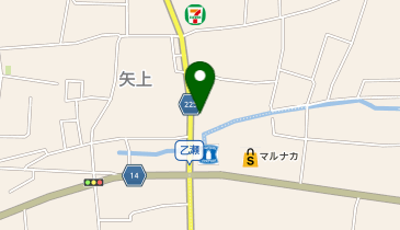 麦の面の地図画像