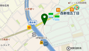 元天ねぎ蛸 粉もん酒場 西新宿店の地図画像