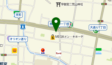 YOGI 宇都宮店の地図画像
