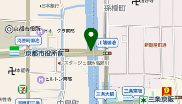御池大橋の地図画像