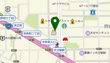 【5/21オープン】サイゼリヤ 大分オーパ店の地図画像
