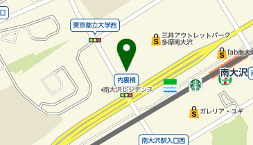 Foxfire FACTORY OUTLET 三井アウトレットパーク多摩南大沢店の地図画像