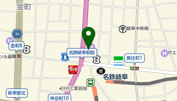 【5/25オープン】ゴーゴーカレー 名鉄岐阜駅前店の地図画像