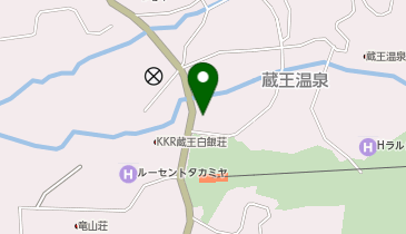 【10/15オープン】星野リゾート 界 蔵王の地図画像