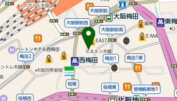 Ligne Roset Umeda(リーン・ロゼ梅田)の地図画像