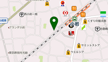 Eyelash Nail&Sora(アイラッシュ ネイル アンド ソラ) 小岩店の地図画像