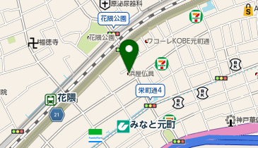 浜屋株式会社(お仏壇の浜屋) 神戸本店の地図画像