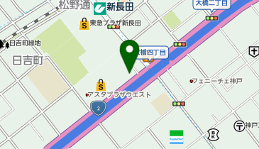 浜屋株式会社(お仏壇の浜屋) 新長田店の地図画像