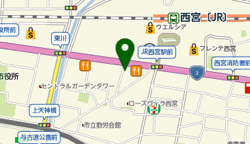 浜屋株式会社(お仏壇の浜屋) 西宮駅前店の地図画像