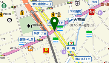 Marche de Bleuet plus(マルシェ ド ブルーエ プリュス) 天神地下街店の地図画像