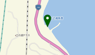 江之浦漁港の地図画像