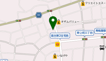 トワーズ 野上店の地図画像