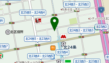餃子のかっちゃん 北24条店の地図画像