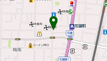 Parrish cafeの地図画像