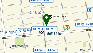 三都うどんの地図画像