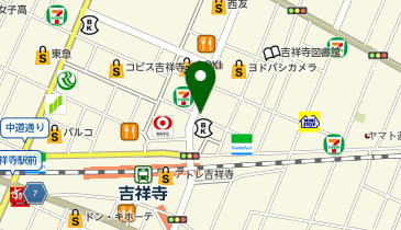 幻の五島うどんばらか 吉祥寺店の地図画像