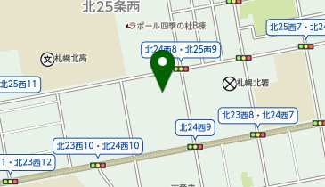 スーパーアークス 北24条店の地図画像