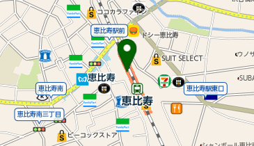 【5/29オープン】EDIFICE(エディフィス) 恵比寿店の地図画像