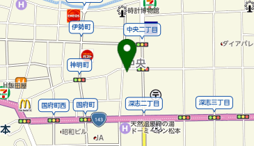 MATSUMOTO CASTLE HOSTEL(松本城ホステル)の地図画像