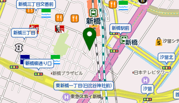 【5/29オープン】本格焼鳥 ちゃんこ井筒 新橋3号店の地図画像