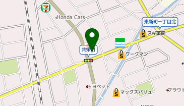 濃厚つけ麺ぶろすの地図画像