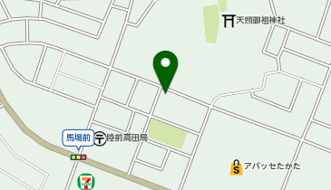 大鶴 高田の正油の地図画像