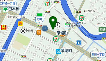 東京証券会館 貸ホールの地図画像